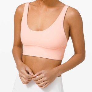 Lululemon Rejuvenate Bra. Reversible. Ballet Slipper/White. Size 8. W2CNKS.